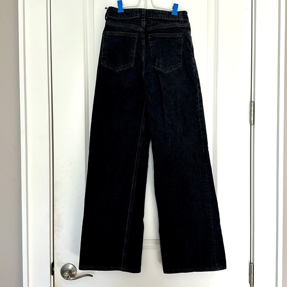 H&M high waisted wide leg flare jeans - Picture 2 of 5